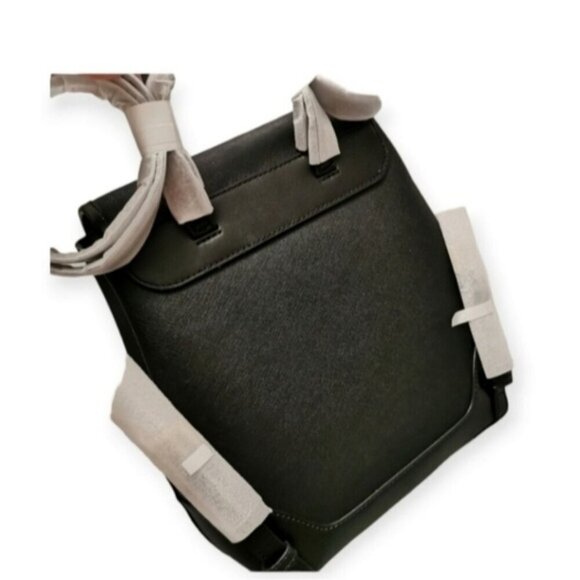 NWT Michael Kors Black Saffiano Leather Tech Friendly Backpack - Picture 3 of 13